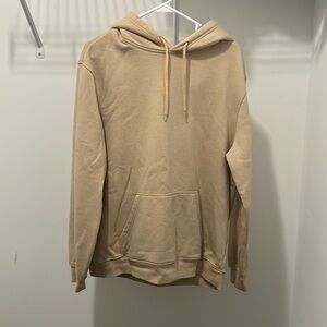 H&M relaxed fit tan hoodie